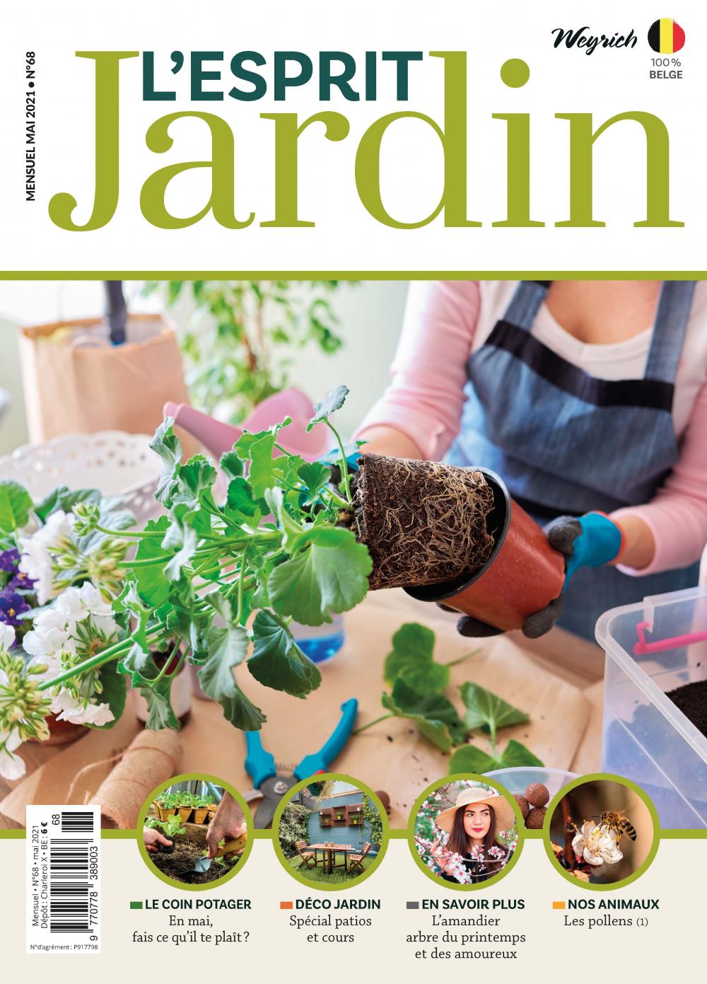 Esprit Jardin: n°68-mai 2021